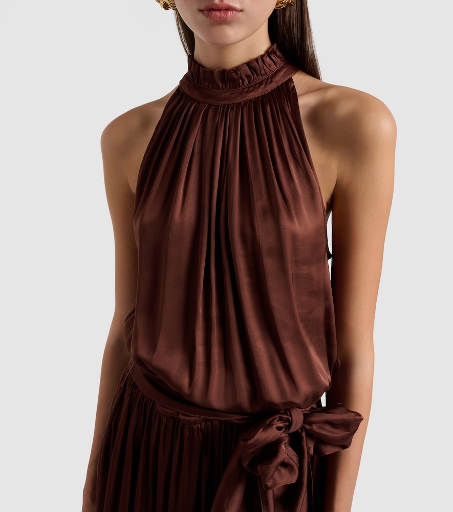  Poupette St Barth Poupette St Barth Maxikleid Nina Aus Satin 
