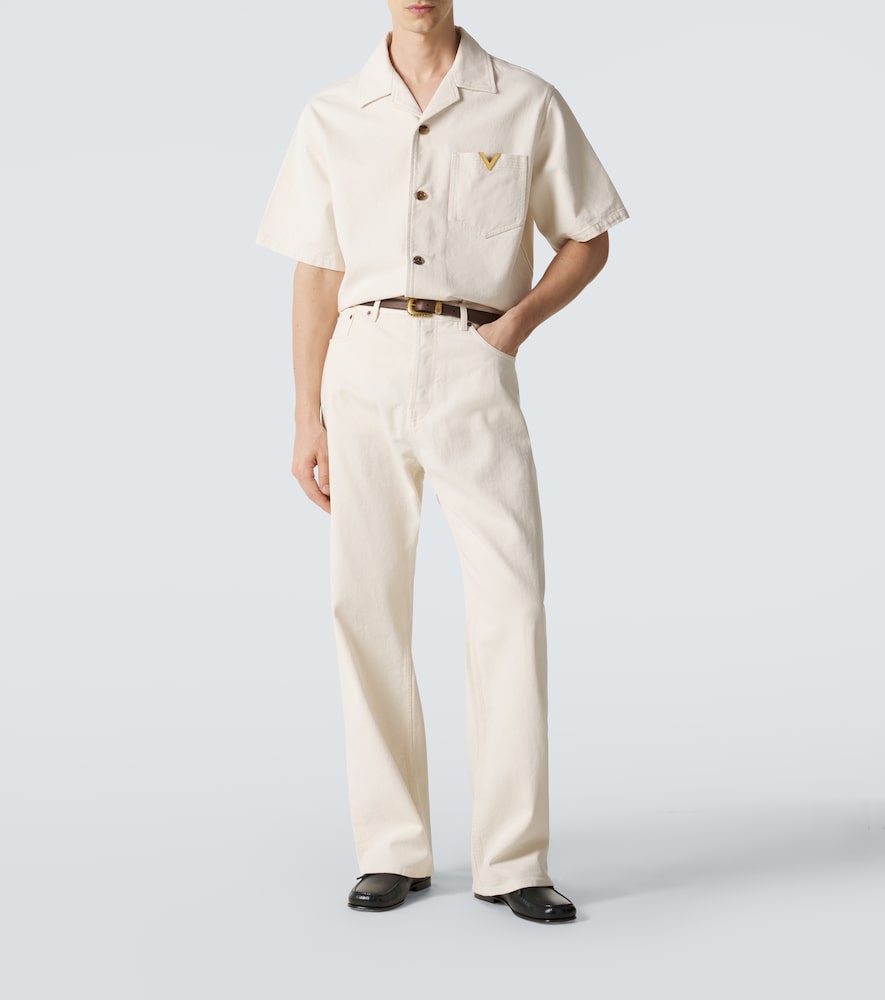  Valentino Valentino Vgold Denim Shirt 