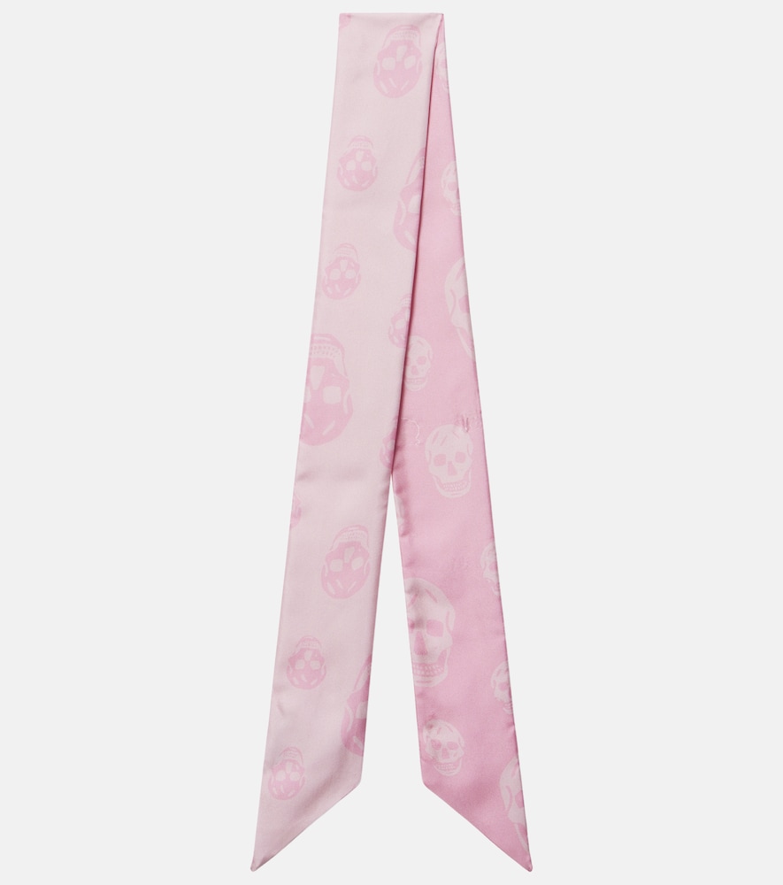 McQueen Foulard Skull en serg de soie 180 €