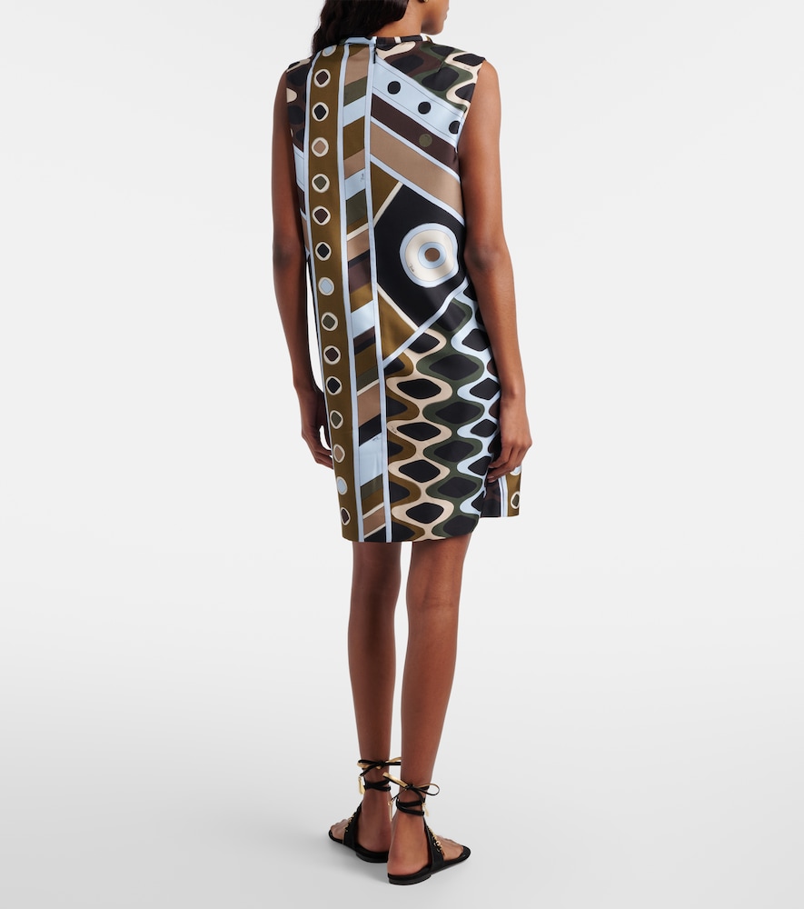  Pucci Pucci Vivara Silk Twill Minidress 