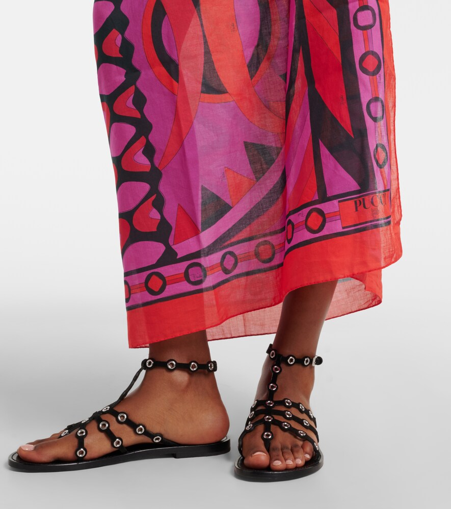  Pucci Pucci Pareo Iride Aus Baumwolle 