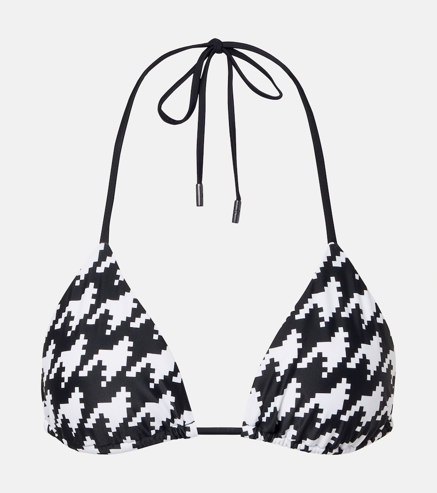 Perfect Moment Houndstooth bikini top