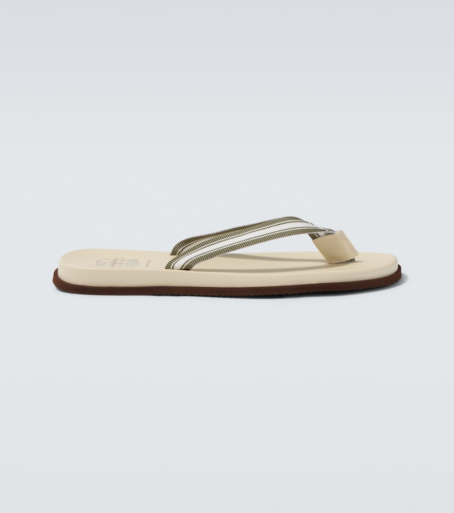 Sandalen mit Leder