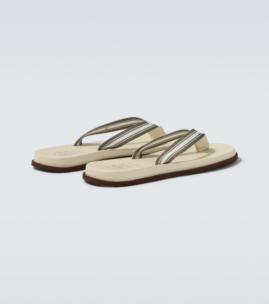  Brunello Cucinelli Brunello Cucinelli Sandalen Mit Leder 