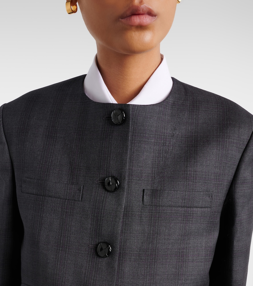 Blazé Milano Shamo Checked Virgin Jacket