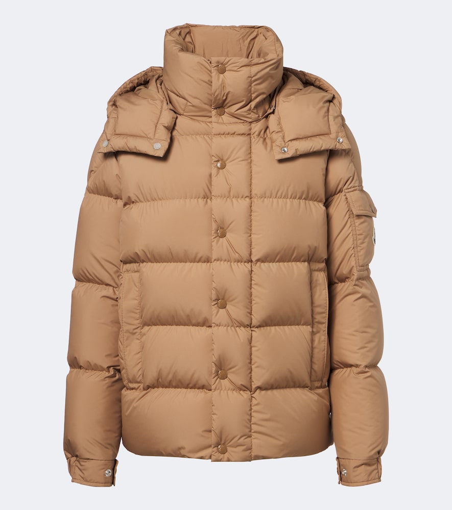 Moncler Women's Beige Maya 70 Hooded Down Jacket UK Size 8 - Mytheresa