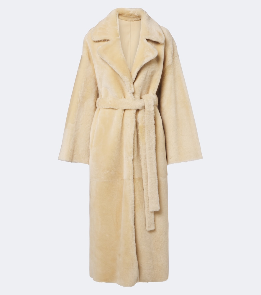 Cappotto Rien in shearling a portafoglio