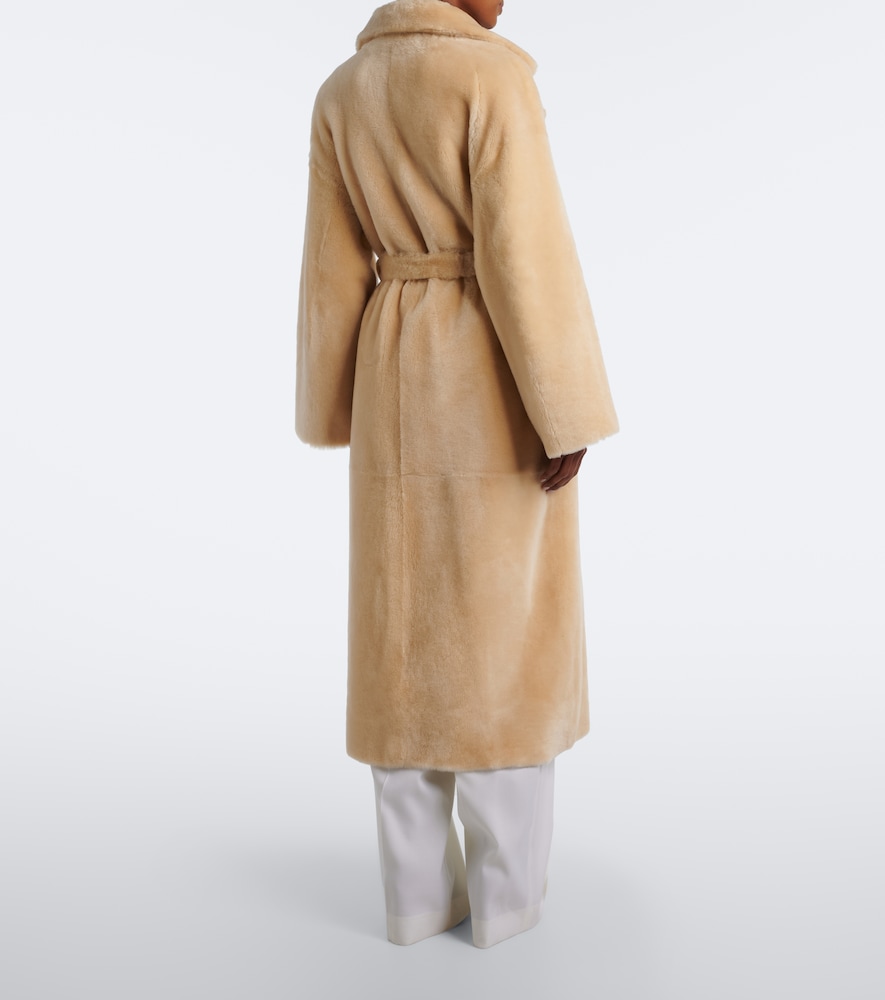 Rien Reversible Shearling Wrap Coat