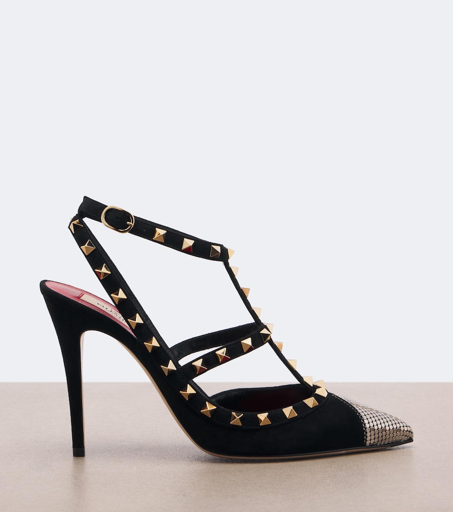 Garavani Rockstud Chainmail Pumps