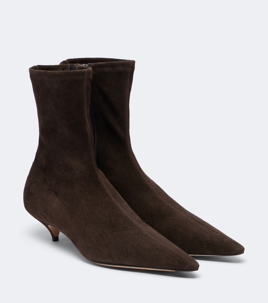 Ankle Boots Liisa aus Veloursleder