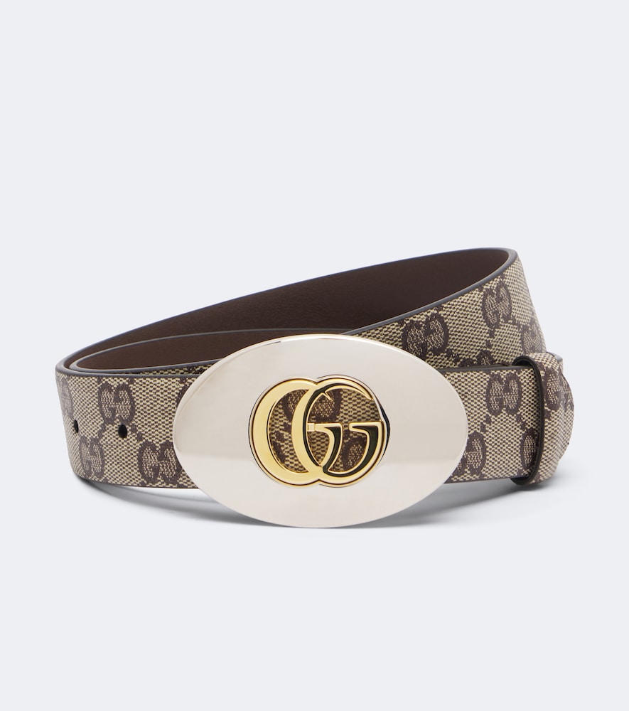 Cintura Double G in canvas GG