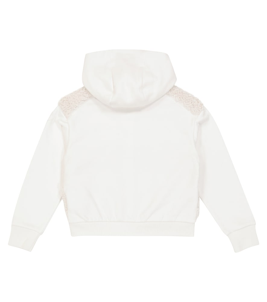  Moncler Enfant Moncler Enfant Kapuzenjacke Mit Teddyfleece 