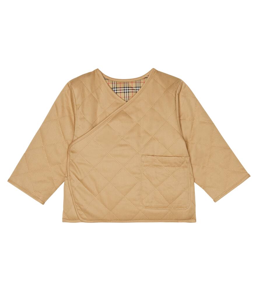 Burberry Kids Baby Vintage Check reversible jacket