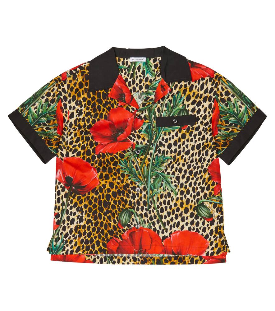 Dolce & Gabbana Kids Printed cotton shirt