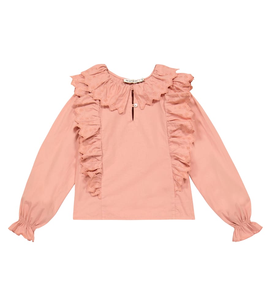 The New Society Manon embroidered cotton blouse
