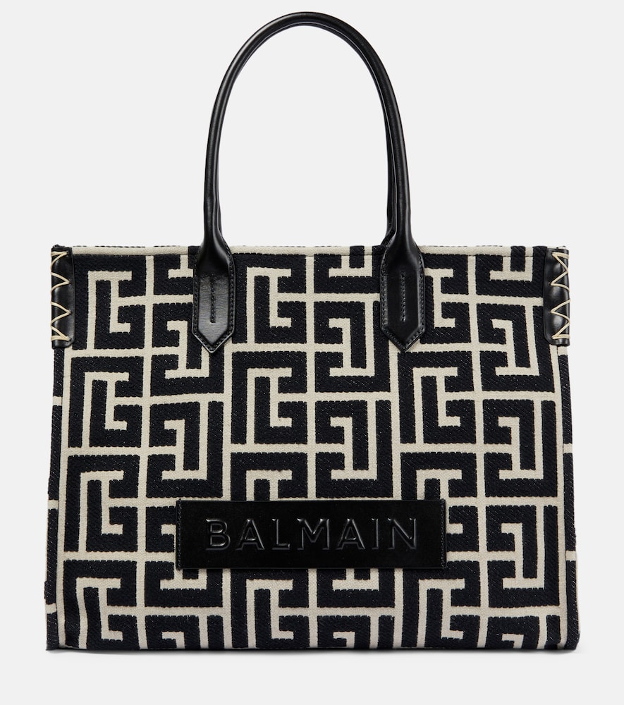 Balmain B-Army 42 jacquard tote bag