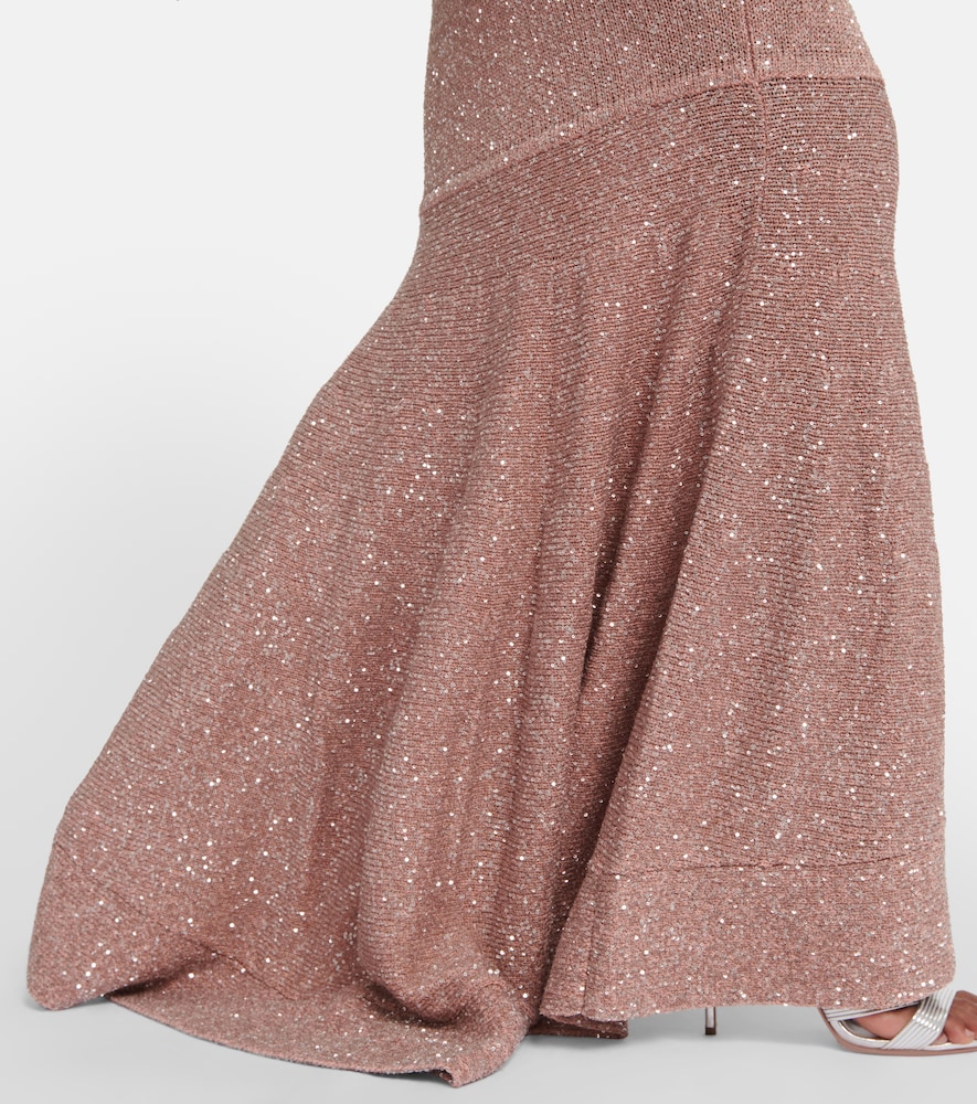  Altuzarra Altuzarra Kasou Metallic Knit Maxi Skirt 