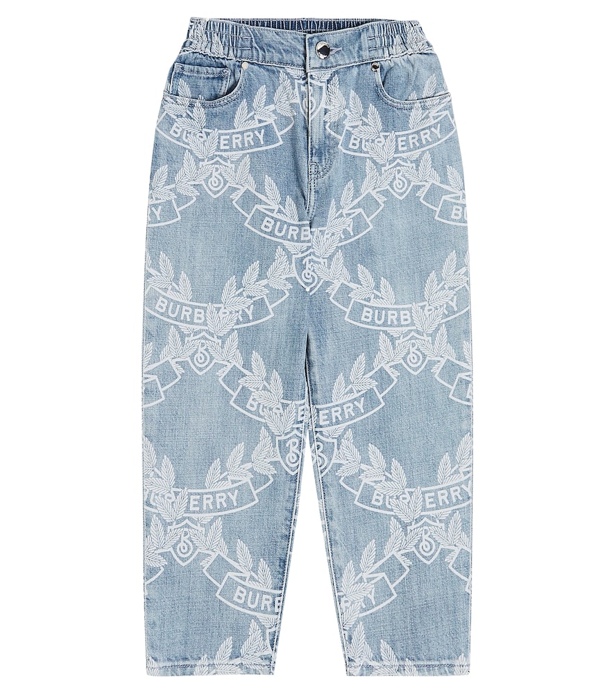 Burberry Kids Logo print jeans