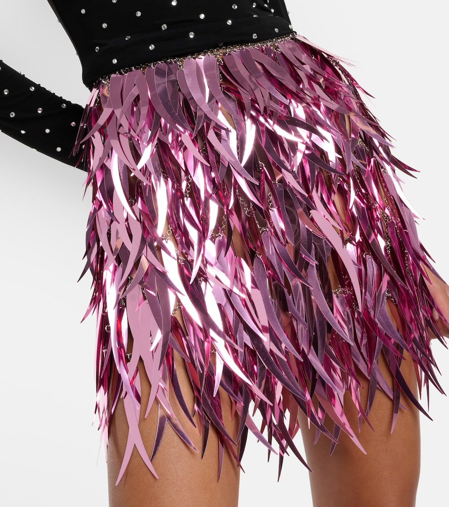  Rabanne Rabanne Embellished Miniskirt 