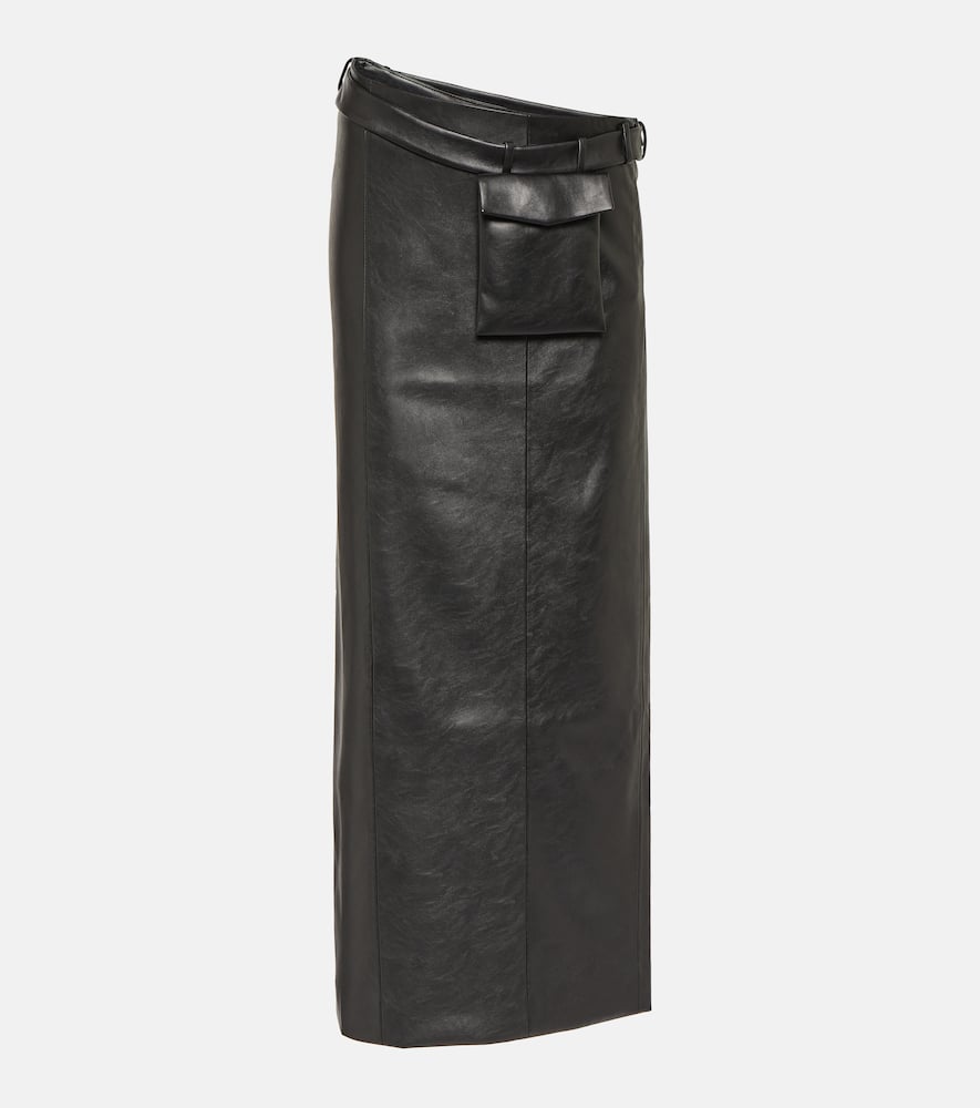 Atyri coated midi skirt