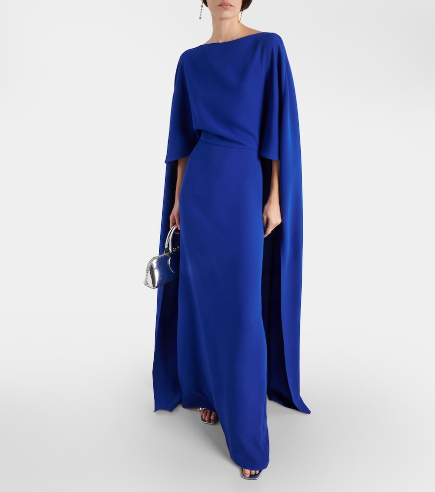  Valentino Valentino Caped Silk Gown 