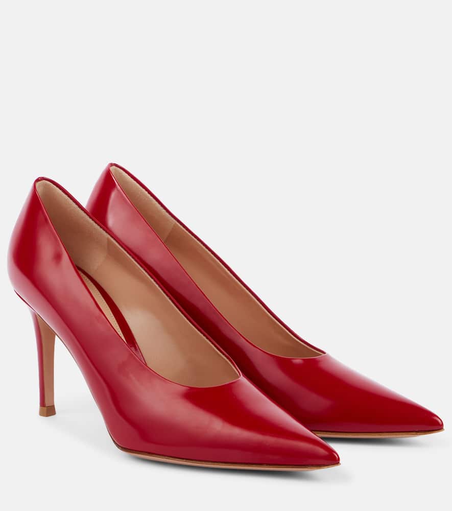 Gianvito Rossi Tokio Pumps In Red