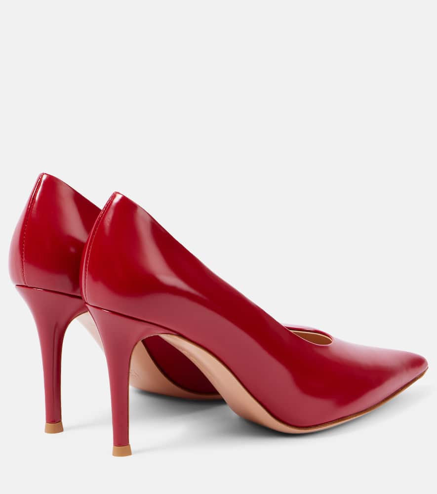 Gianvito Rossi Tokio Pumps In Red