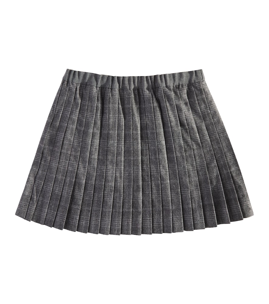 Bonpoint Colllege Skirt In Grey