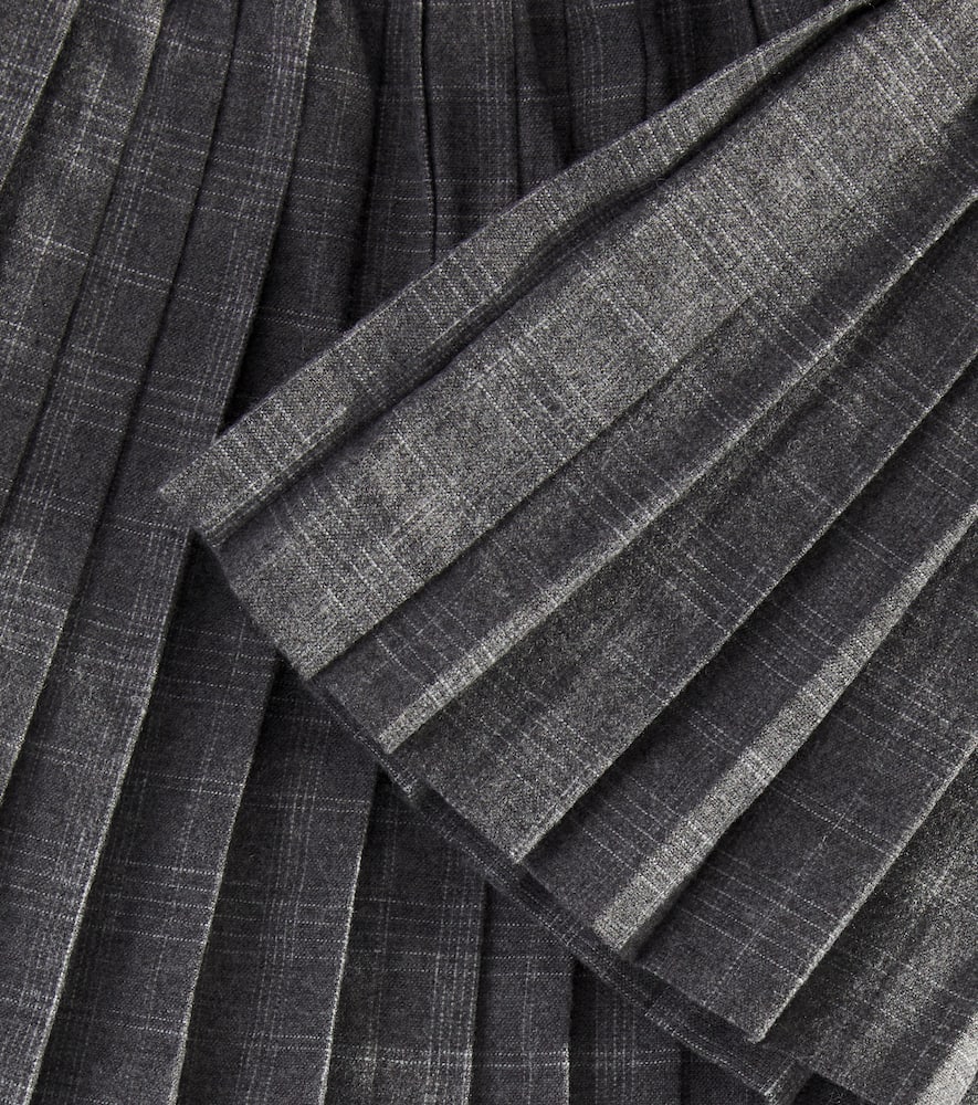 Bonpoint Colllege Skirt In Grey