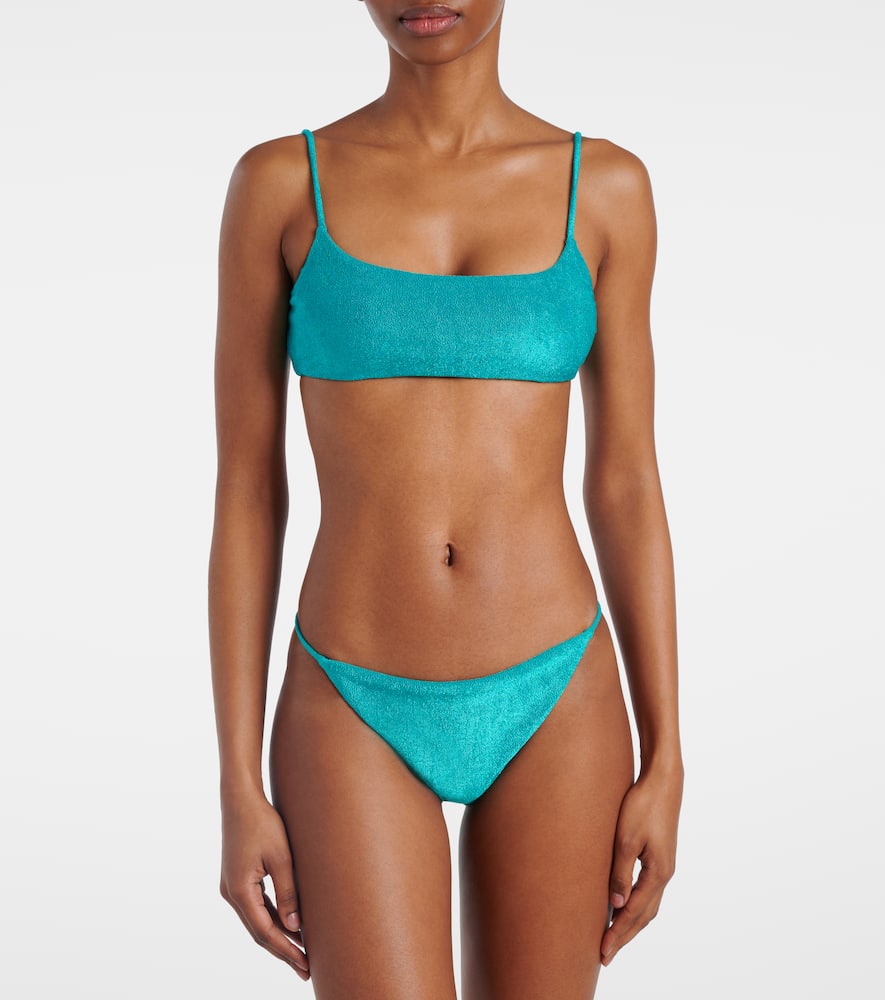 Jade Swim Bare Minimum Bikini Bottoms In Blue