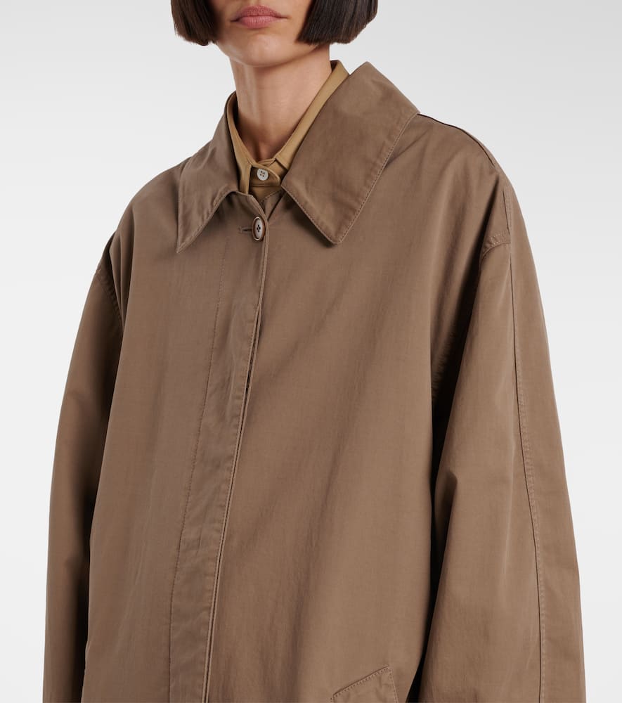 THE ROW ROCCO COTTON AND CASHMERE GABARDINE COAT