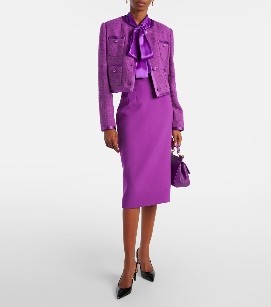  Dolce&gabbana Dolce&gabbana Jacke Aus Tweed 