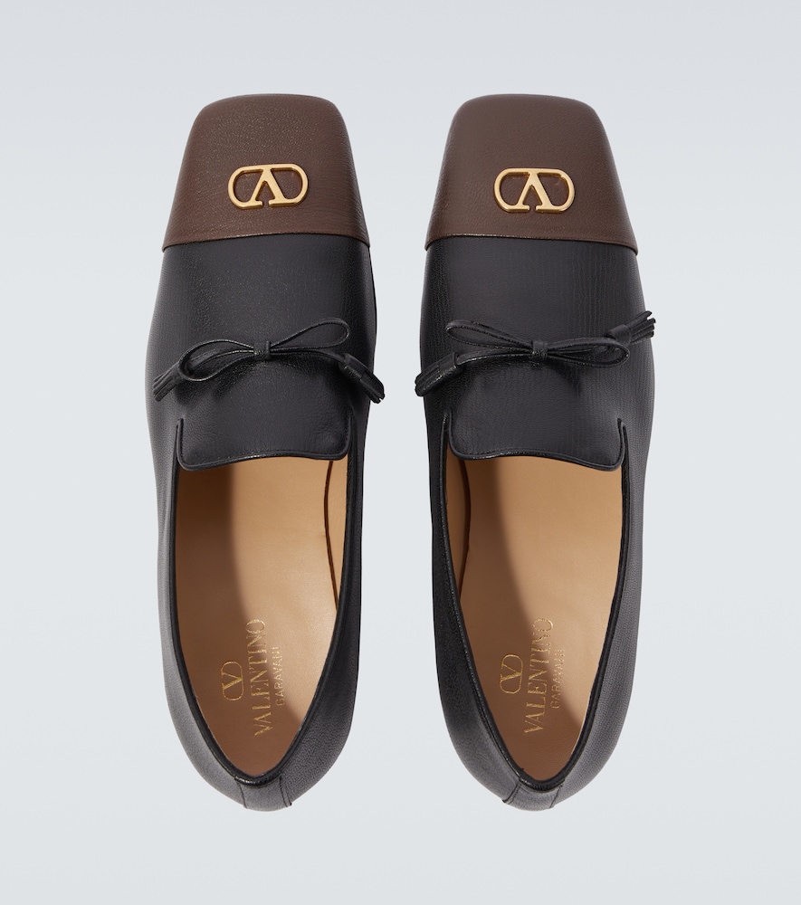  Valentino Garavani Valentino Garavani Loafers Babouchos Vlogo Aus Leder 
