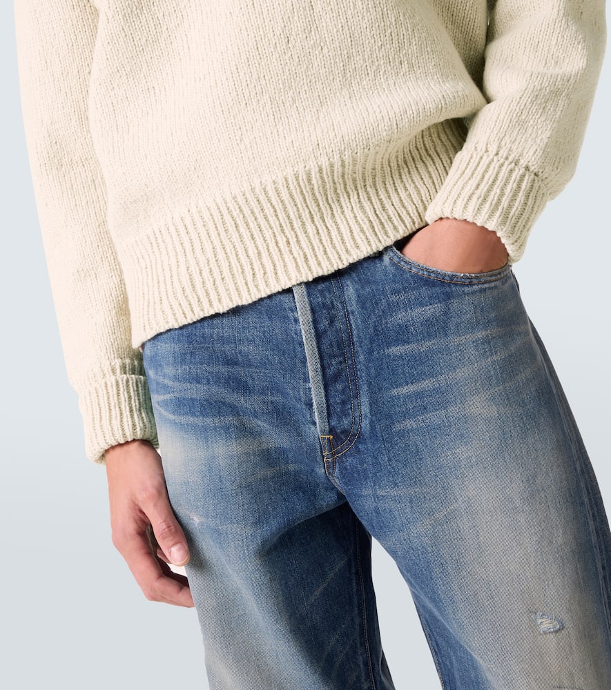 Visvim College Wool And Cashmere Sweater In Neutral