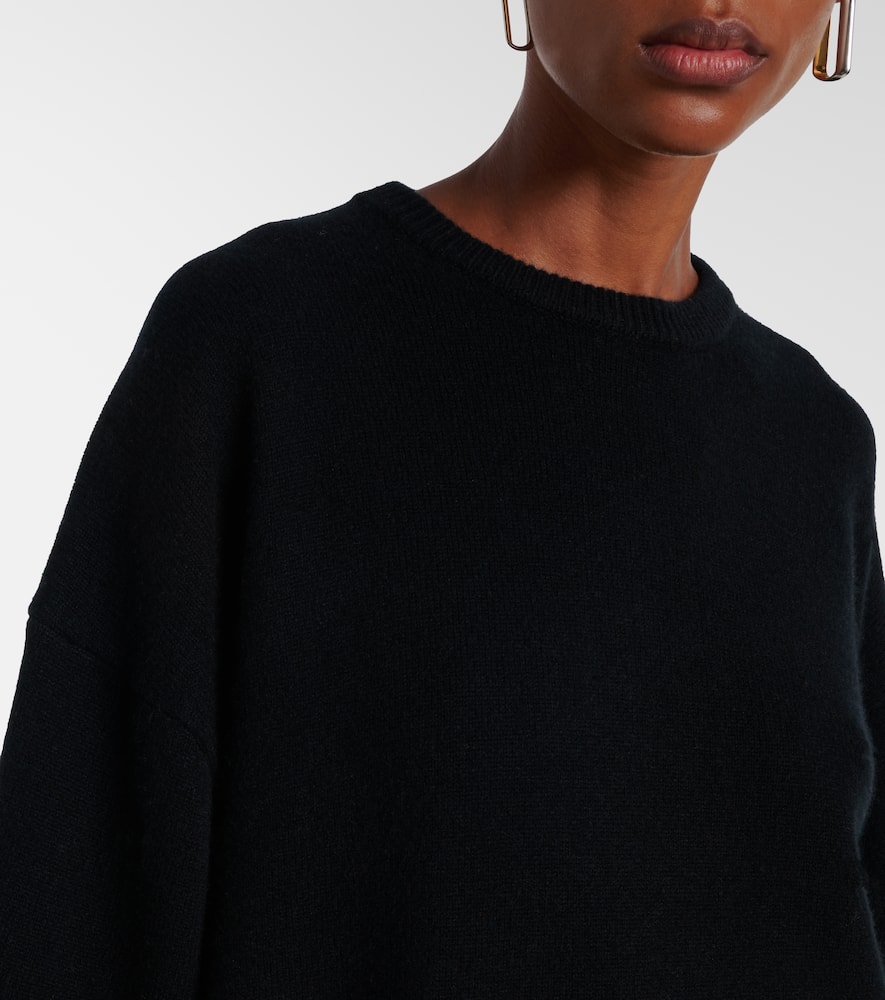 Extreme Cashmere N°433 Sassie Cashmere Sweater In Black