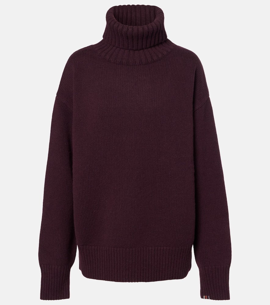 Extreme Cashmere Oversize Xtra Cashmere Turtleneck Sweater In Brown