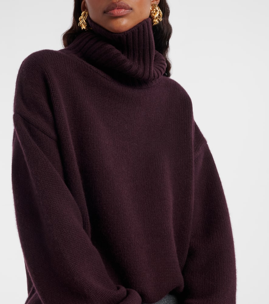 Extreme Cashmere Oversize Xtra Cashmere Turtleneck Sweater In Brown