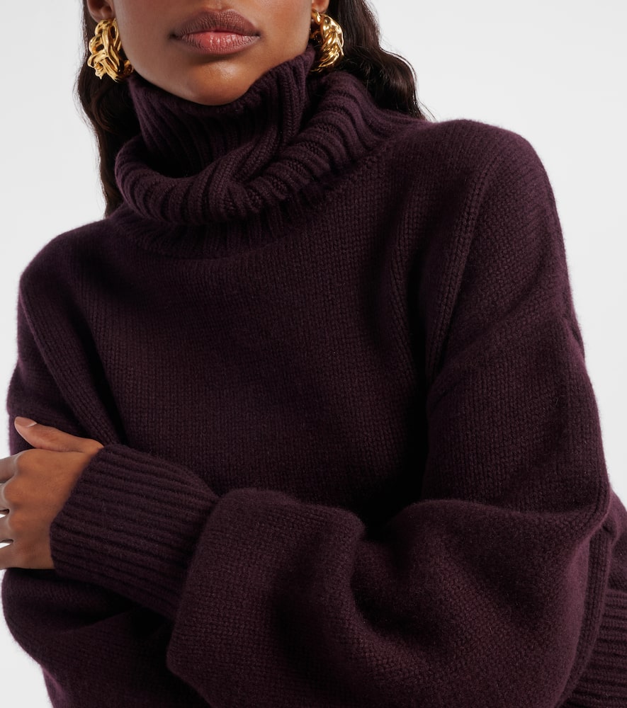 Extreme Cashmere Oversize Xtra Cashmere Turtleneck Sweater In Brown