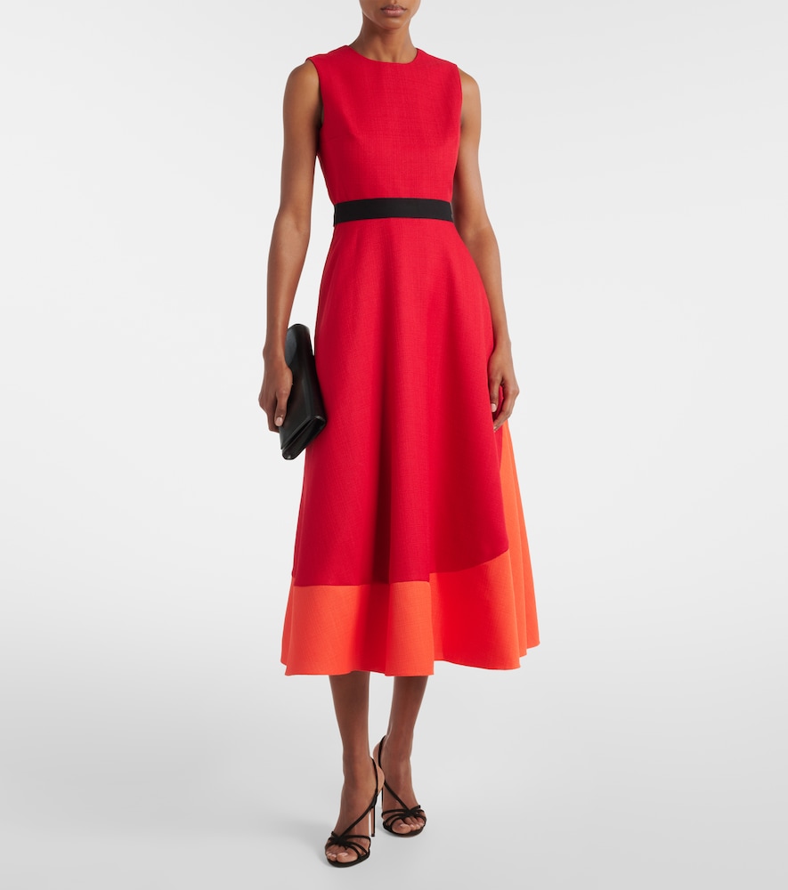 Roksanda Mire colorblocked midi dress