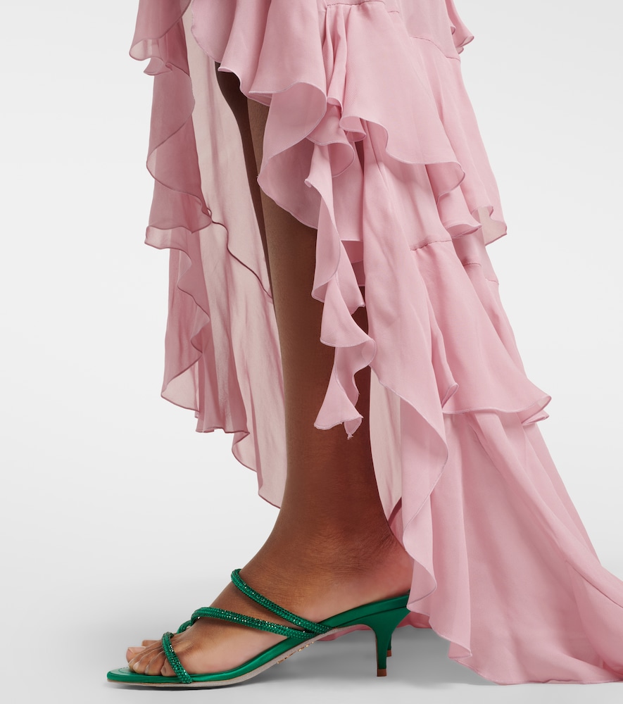 Rene Caovilla Crystal-embellished sandals