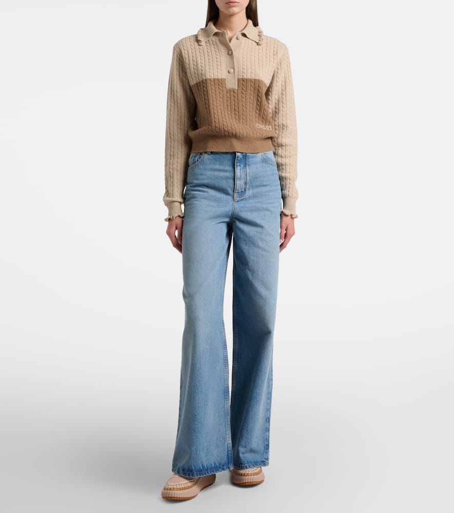 Chloé Chloe Nama Panelled Suede Sneakers In Pink