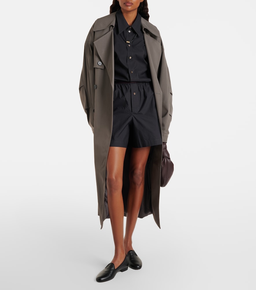 Lemaire Cotton and silk shorts