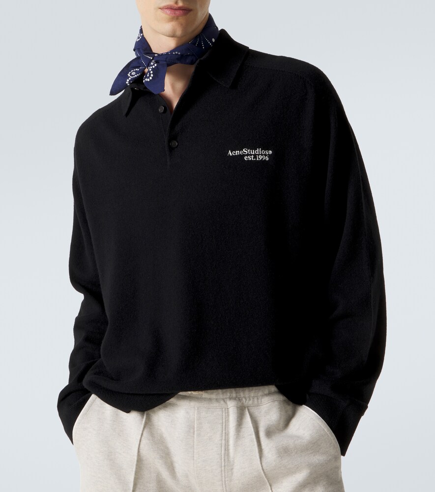 Acne Studios Acne Studios Wool Polo Sweater 