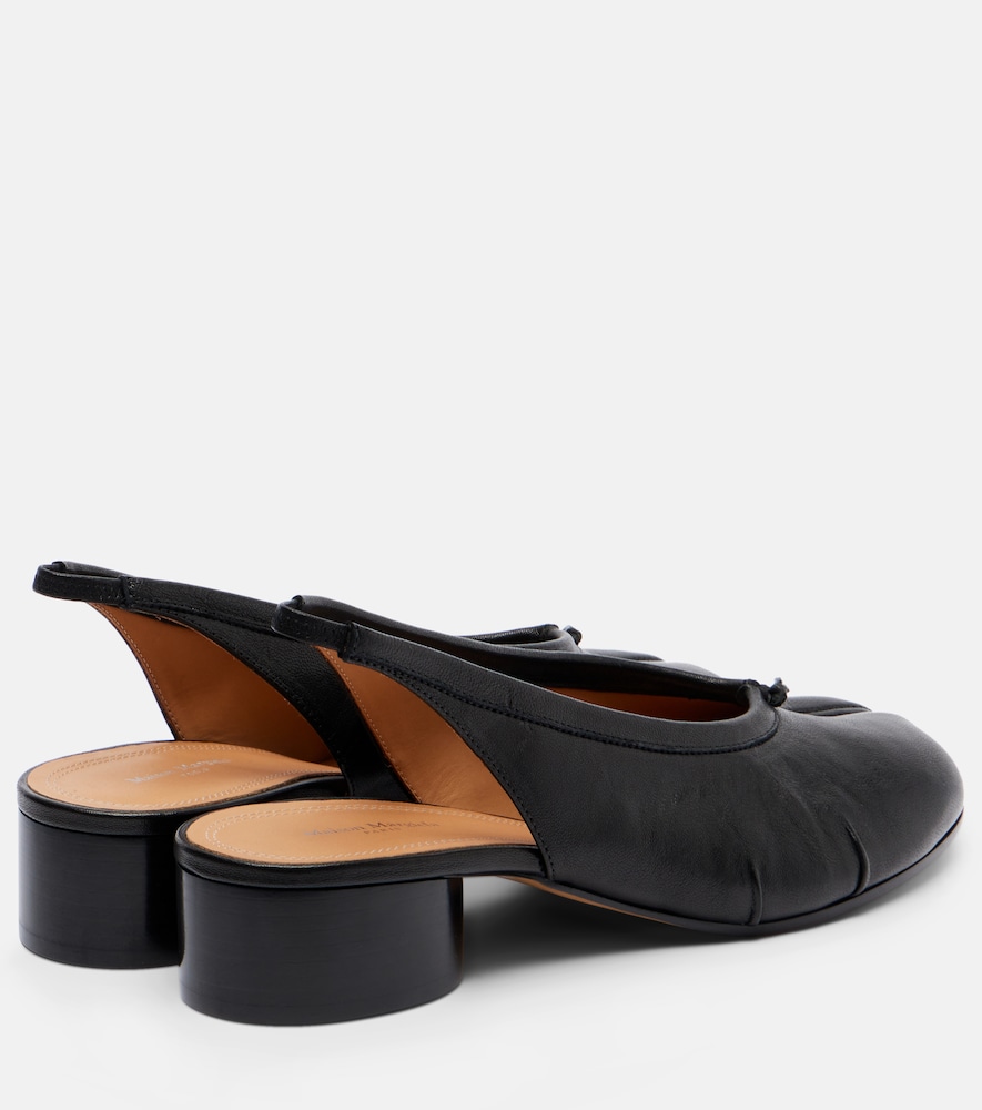  Maison Margiela Maison Margiela Tabi Leather Slingback Flats 