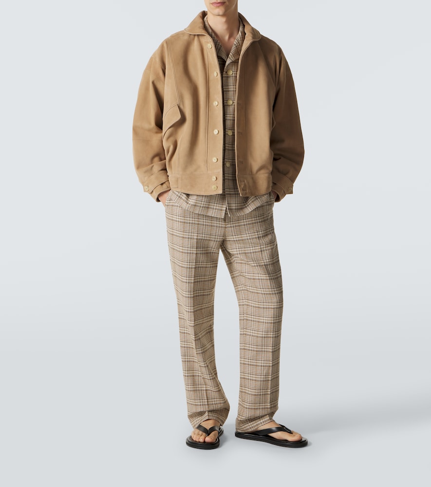  Auralee Auralee Blouson Aus Veloursleder 