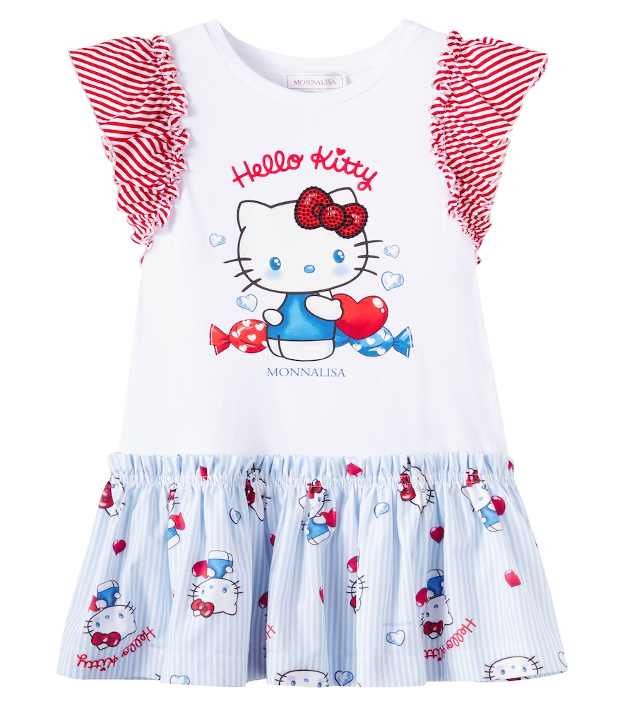 Monnalisa Multicoloured X Hello Kitty Cotton Jersey Dress Y Size 8 - Mytheresa