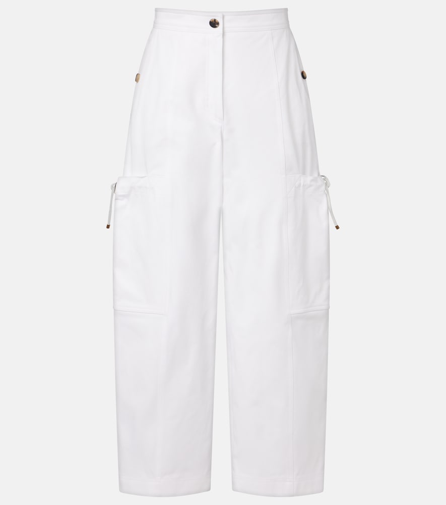 Max Mara Lepre cotton wide-leg pants