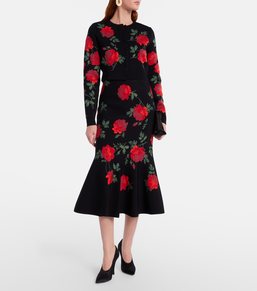  Carolina Herrera Carolina Herrera Midirock Aus Jacquard 
