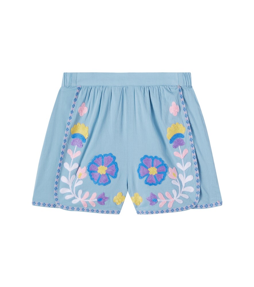 Louise Misha Blue Maiwen Embroidered Cotton Shorts Y Size 8 - Mytheresa