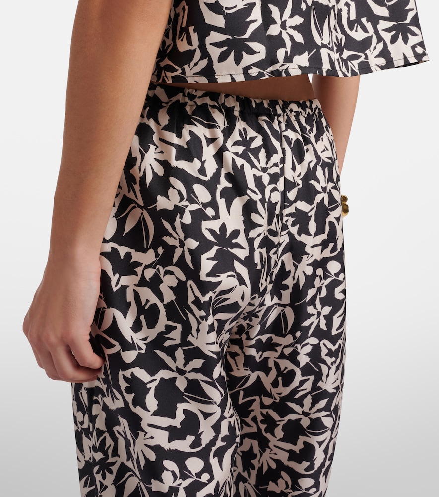  Asceno Asceno Weite Hose Loreto Aus Seiden-twill 
